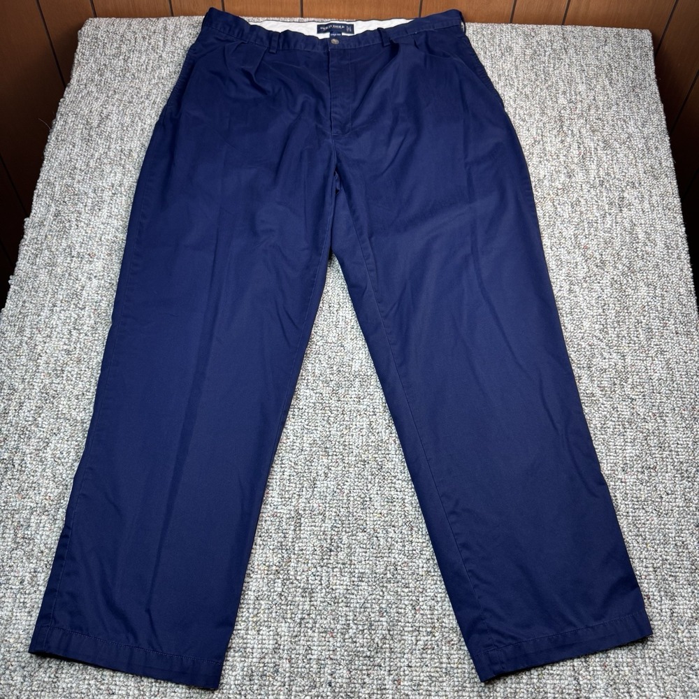 Vintage Polo Golf Ralph Lauren Pants Men 40x30 Navy Blue Khakis